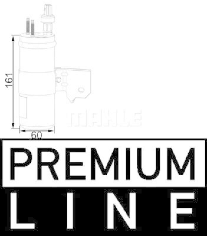 MAHLE Trockner, Klimaanlage BEHR *** PREMIUM LINE *** AD 3 000P