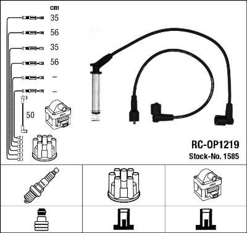 NGK Ignition Cable Kit