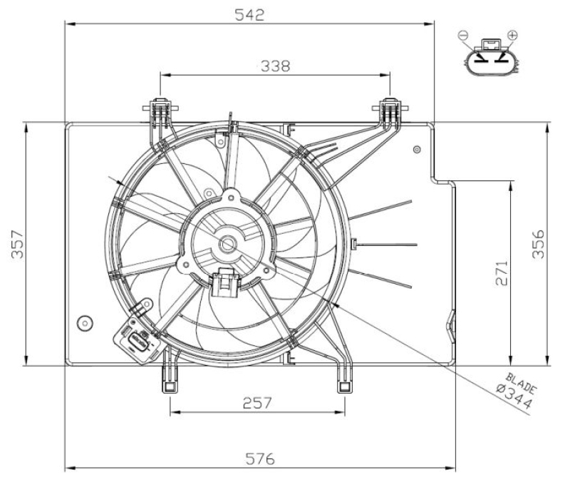 NRF Fan, engine cooling