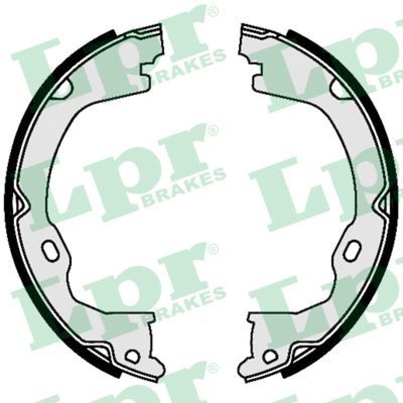 LPR Brake Shoe Set, parking brake