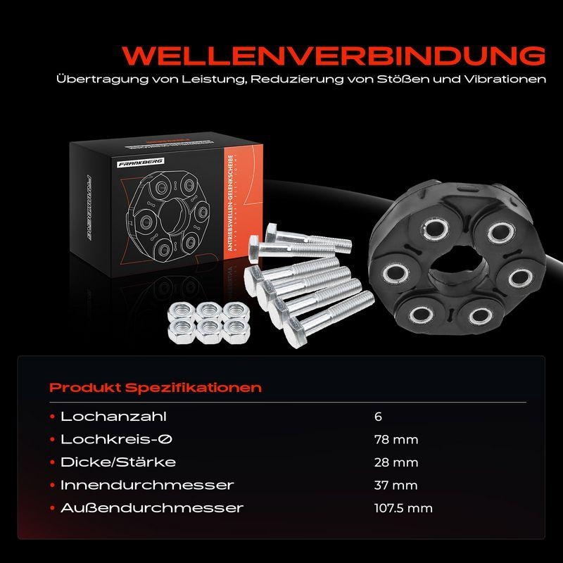 1x Frankberg Gelenkscheibe Hardyscheibe Kardanwelle 5481FB0017637
