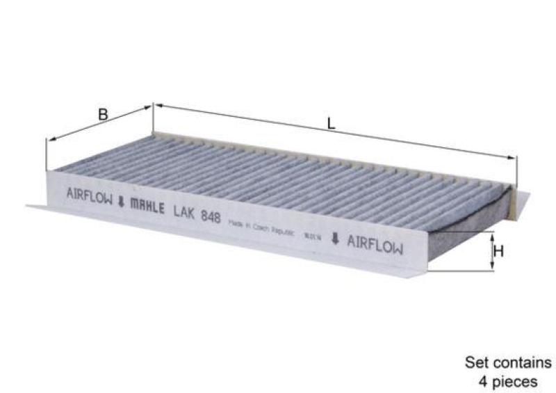 MAHLE ORIGINAL Innenraumfilter Filter Innenraumluft