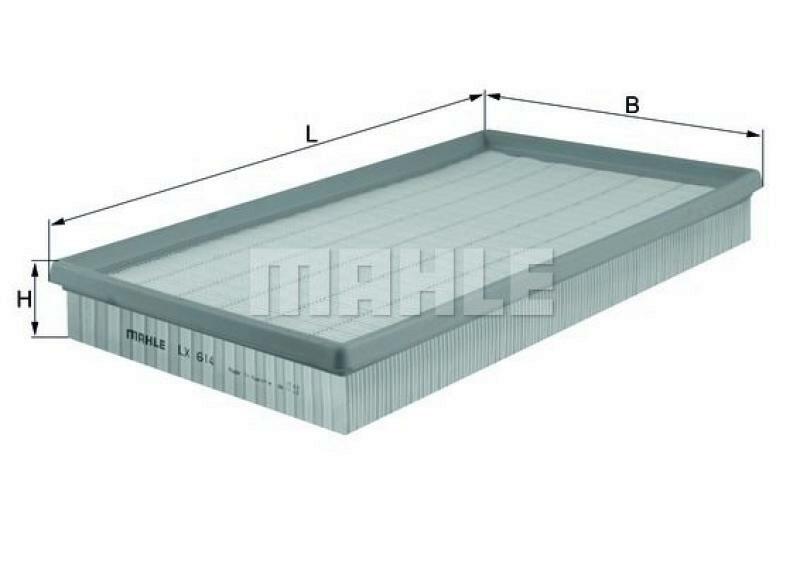 MAHLE ORIGINAL Luftfilter LX 614