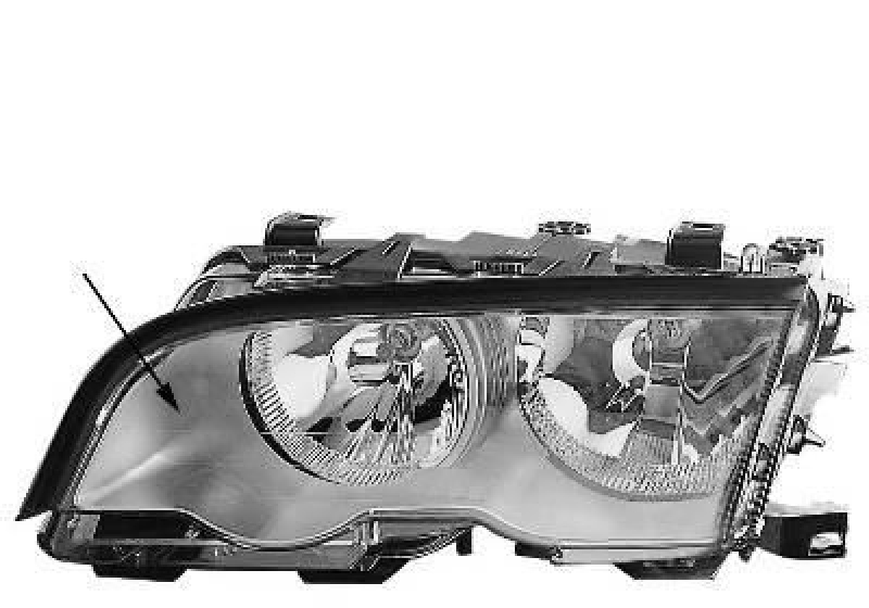 VAN WEZEL Headlight