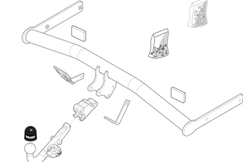 BRINK Anhängerkupplung Anhängevorrichtung BMA