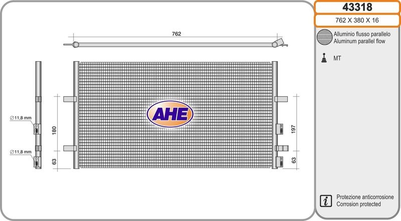 AHE Condenser, air conditioning