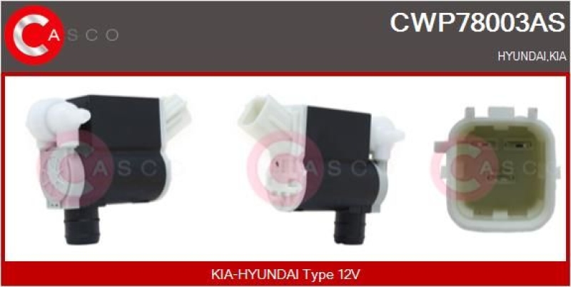 CASCO Washer Fluid Pump, window cleaning