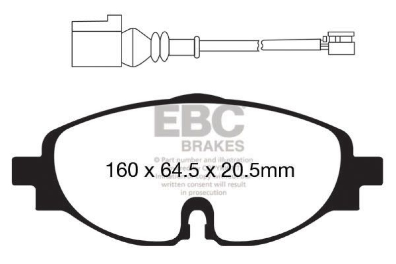 EBC Brakes Brake Pad Set, disc brake