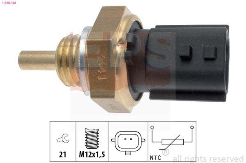 EPS Sensor, Kühlmitteltemperatur Made in Italy - OE Equivalent