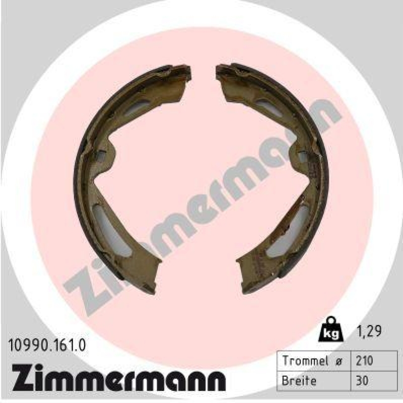 ZIMMERMANN Bremsbackensatz