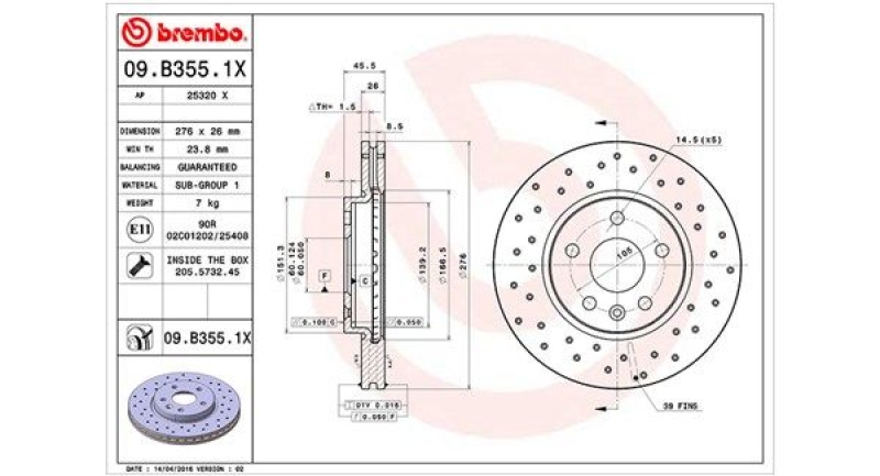 MAGNETI MARELLI Bremsscheibe