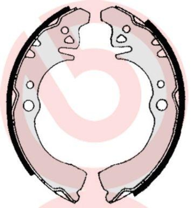 BREMBO Brake Shoe Set ESSENTIAL LINE