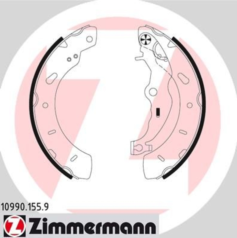 ZIMMERMANN Brake Shoe Set