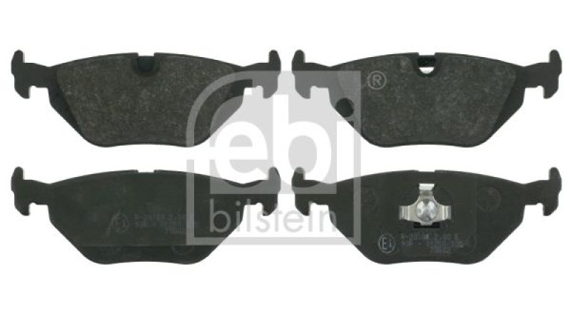 2x FEBI Bremsscheibe Ø279,8mm + Beläge + WK hinten passend für BMW 3 Compact E46