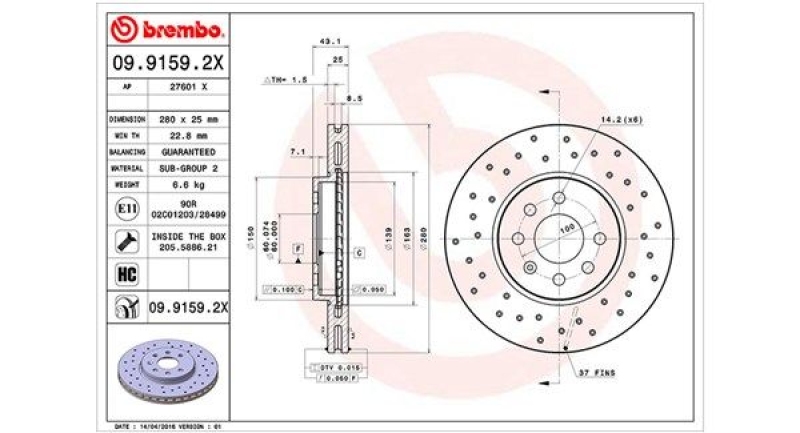 MAGNETI MARELLI Bremsscheibe