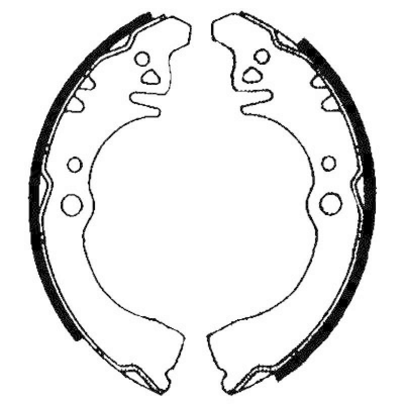HELLA Brake Shoe Set