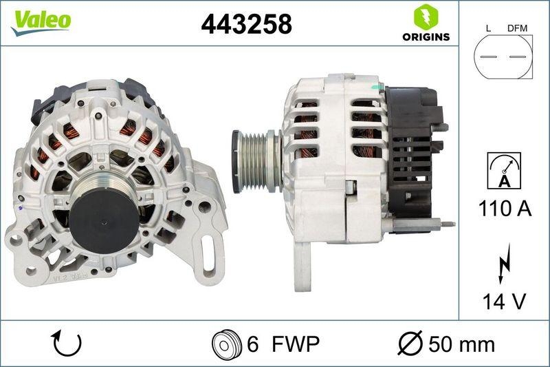 VALEO Alternator VALEO ORIGINS NEW