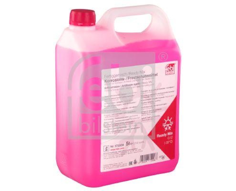 4x 5L FEBI Frostschutz G12 AG12 -35°C Kühlerfrostschutz Kühlmit...