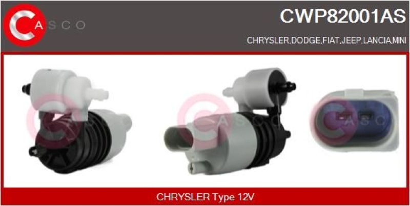 CASCO Washer Fluid Pump, window cleaning