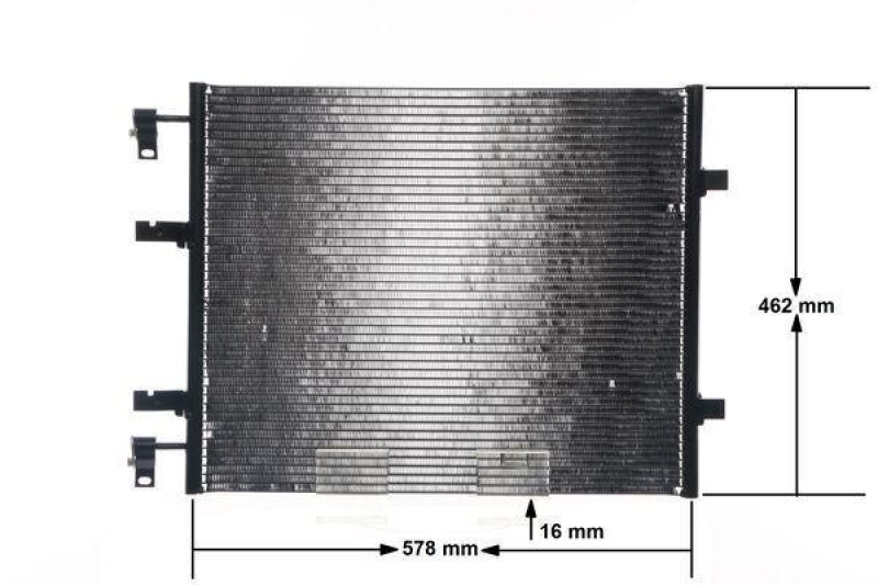 MAHLE Condenser, air conditioning BEHR