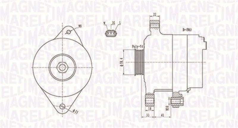 MAGNETI MARELLI Generator 63731793010