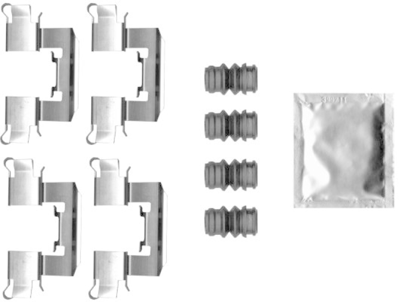 TEXTAR Zubeh&ouml;rsatz, Scheibenbremsbelag 82543900