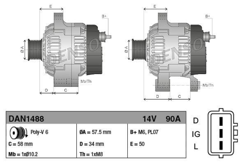 DENSO Alternator