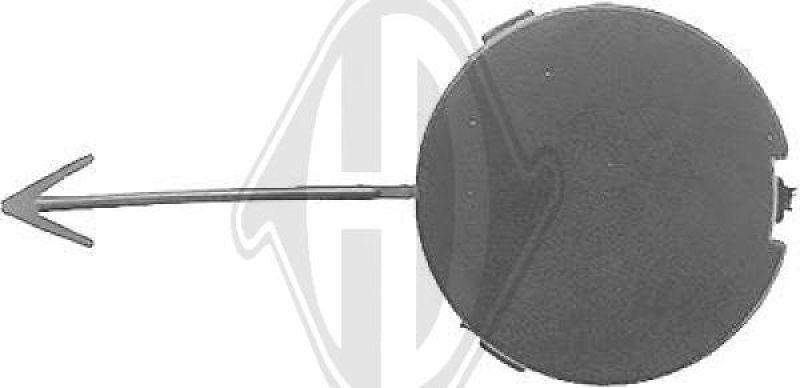 DIEDERICHS Klappe, Abschlepphaken 1455861