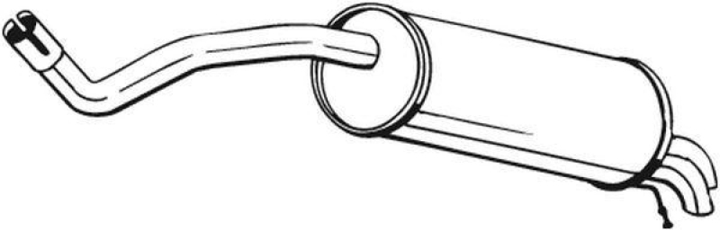 BOSAL Endschalldämpfer