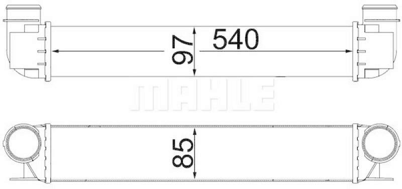 MAHLE Intercooler, charger