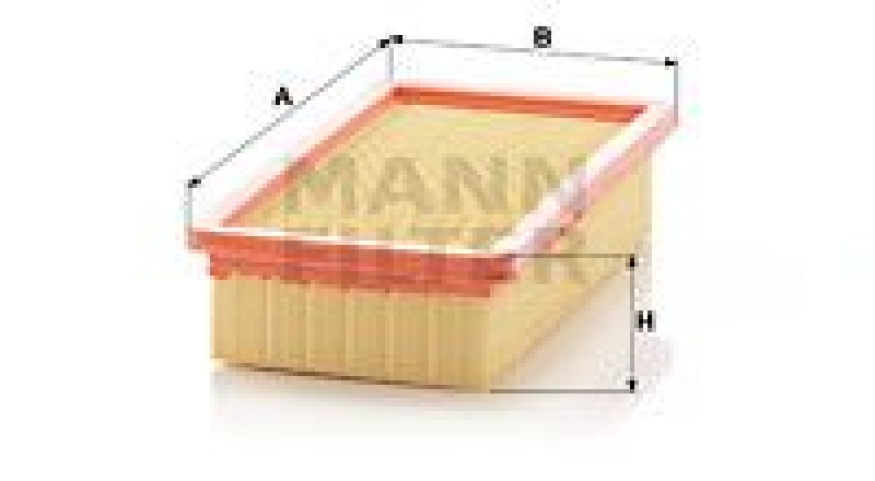 MANN-FILTER Luftfilter C 2571/1