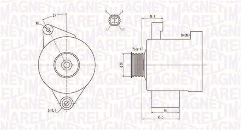 MAGNETI MARELLI Alternator