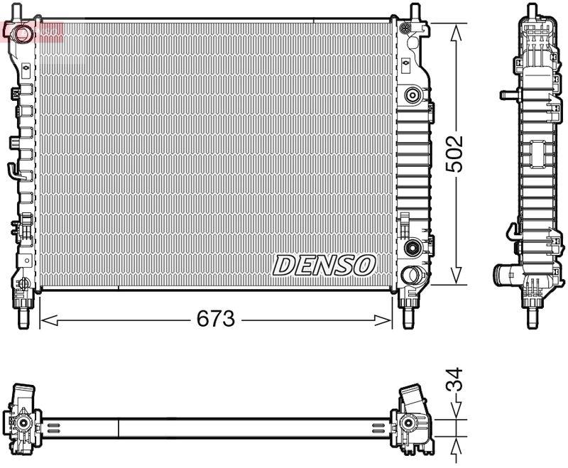 DENSO Radiator, engine cooling