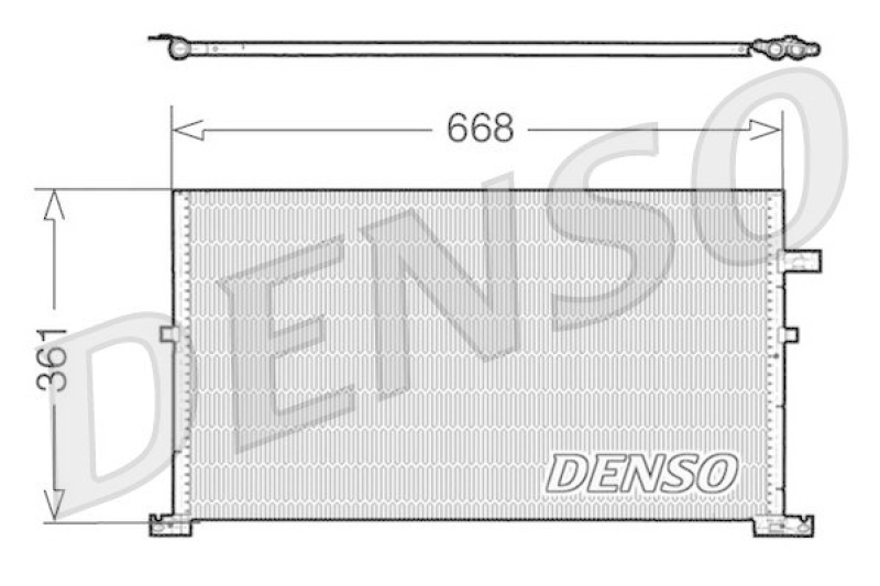 DENSO Condenser, air conditioning