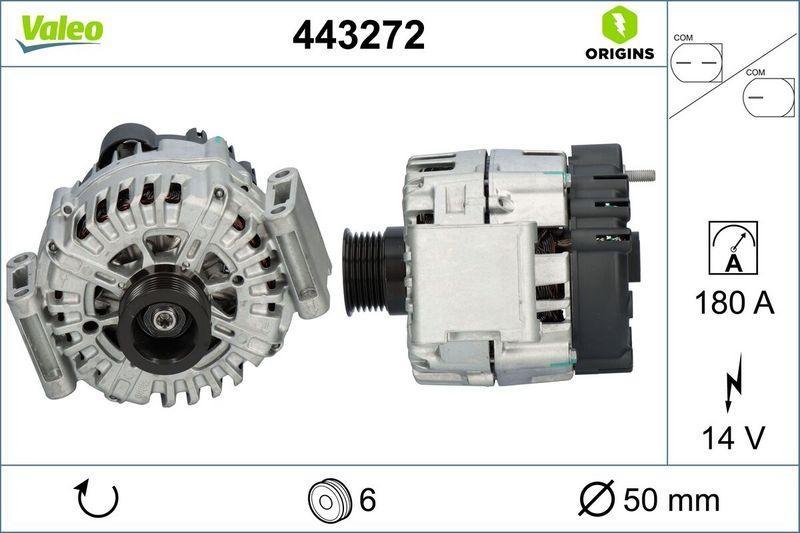 VALEO Generator VALEO ORIGINS NEW OE TECHNOLOGIE