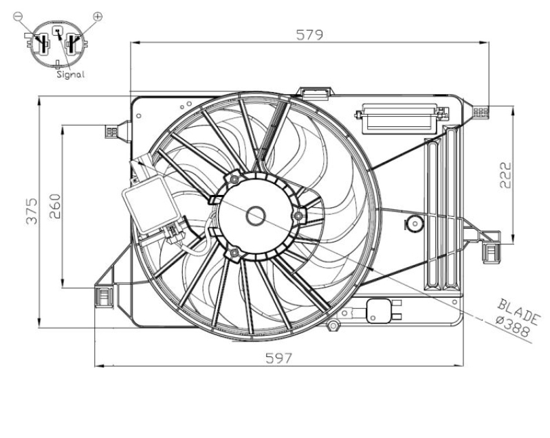 NRF Fan, engine cooling