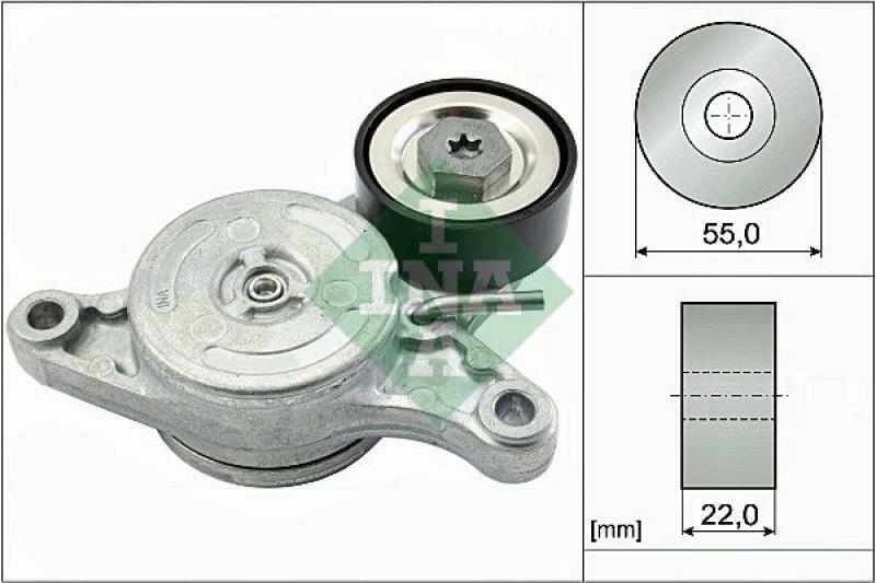 INA Tensioner Lever, v-ribbed belt