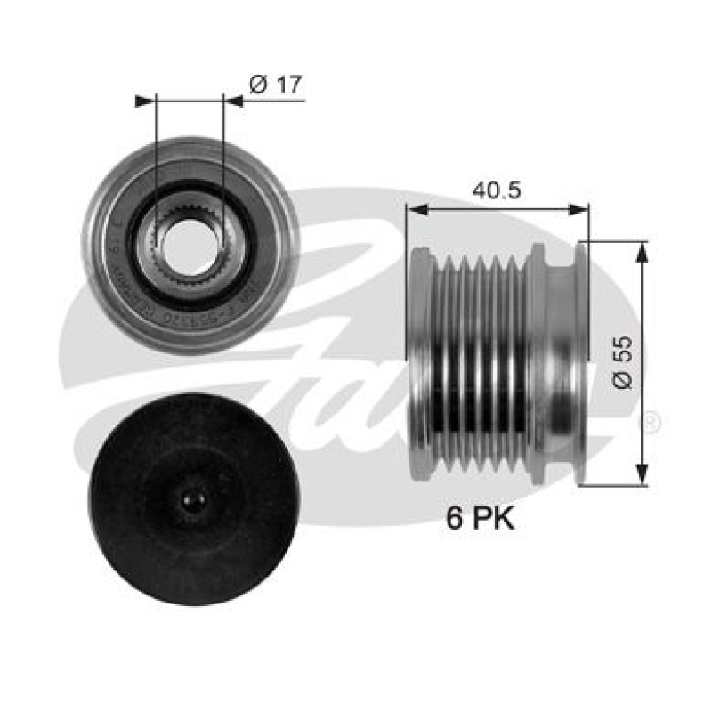 GATES Generatorfreilauf DriveAlign®