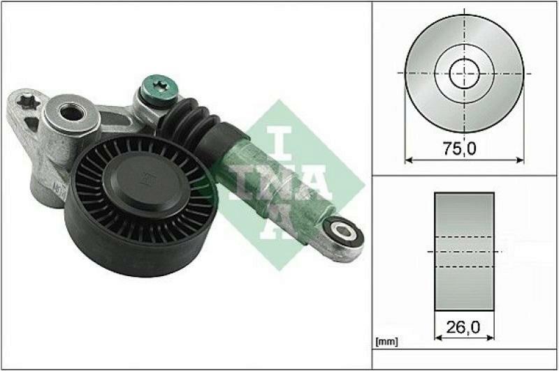 INA Tensioner Lever, v-ribbed belt