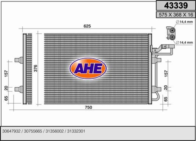AHE Condenser, air conditioning