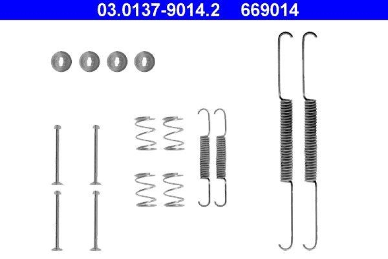 ATE Accessory Kit, brake shoes