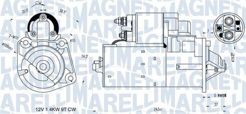 MAGNETI MARELLI Starter