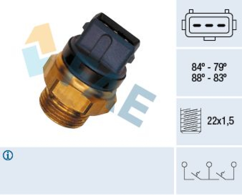 FAE Temperature Switch, radiator fan