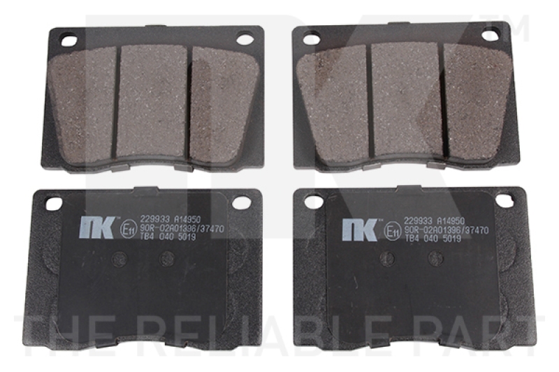 NK Brake Pad Set, disc brake