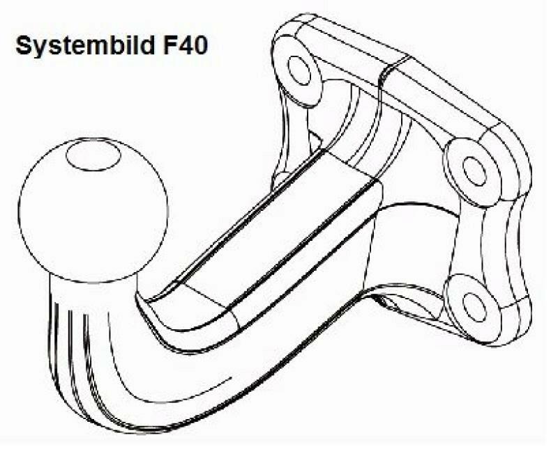 WESTFALIA Pedestal, trailer hitch