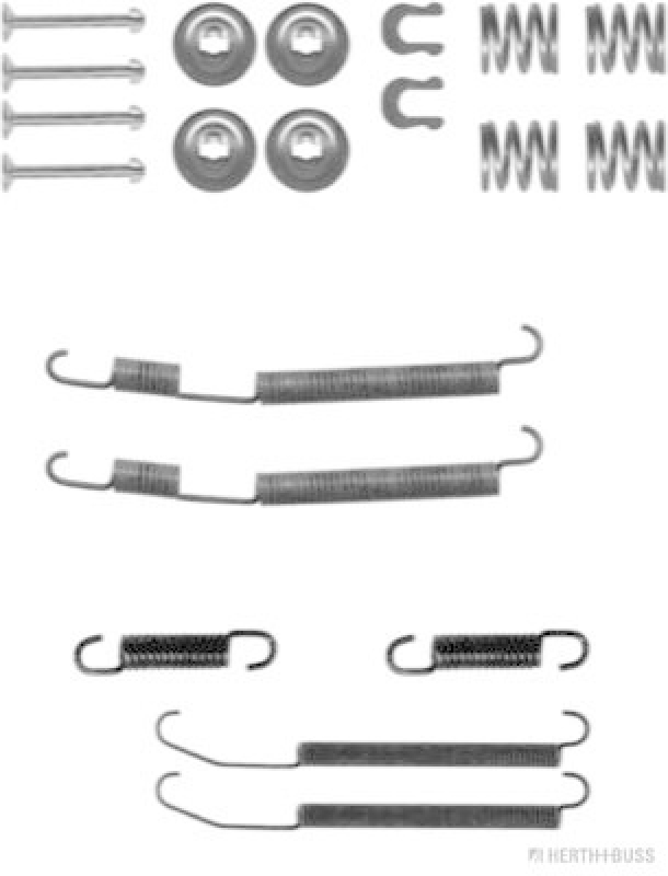 HERTH+BUSS JAKOPARTS Accessory Kit, brake shoes