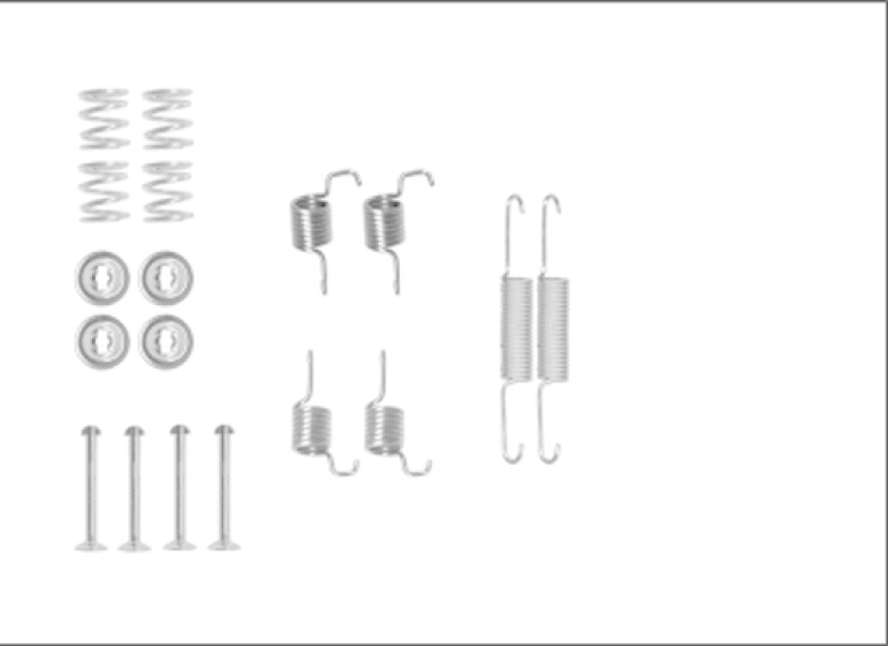 HELLA Accessory Kit, parking brake shoes