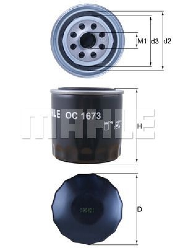 MAHLE Oil Filter