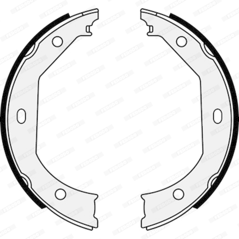 FERODO Bremsbackensatz, Feststellbremse PREMIER