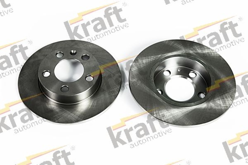 2x KRAFT AUTOMOTIVE Brake Disc